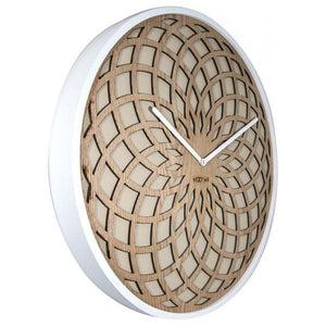 Nextime klok 3149be sun large, ø50 cm, wall, beige