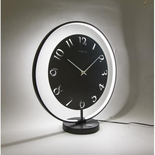 Load image into Gallery viewer, Nextime klok 5188zw ting, 41x40 cm, black
