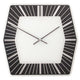 Nextime klok 8128zw hexagon, 43x43 cm, wall, white
