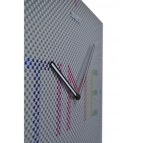 Load image into Gallery viewer, Nextime klok 8165 mistery - time, 43x43 cm, wall, metal
