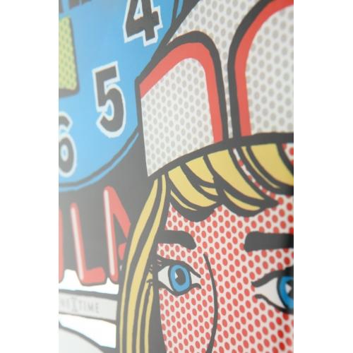 Load image into Gallery viewer, Nextime klok 8167 delux diner, 43x43cm, wall, multi-color
