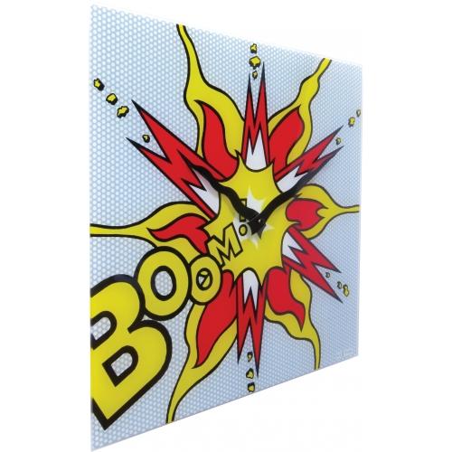 Nextime klok 8173 boom, 43x43 cm, wall ,red yellow white