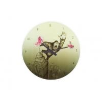 Nextime klok 8633 king kong, ø43 cm, wall, green