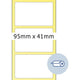 Thermotransfer etiketten herma 4075 wit 2000 etiketten