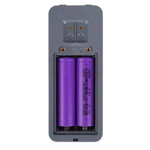 Woox r18650 is een set van 2 stuks oplaadbare lithium-ion batterijen type 18650