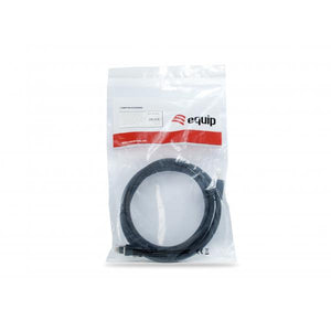 Equip 608051 patch cable, cat8.1, s ftp (s-stp) rj-45, rj-45, black, 2m