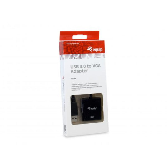 Equip 133384 usb 3.0 to vga adapter, 1080p, usb 3.2 gen 1, usb type-a, vga (d-sub) output