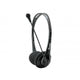 Equip 245302 chat headset, 3.5mm, head-band, calls music, binaural, rotary, black