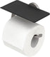 Tiger noon - wc rolhouder met planchet - toiletrolhouder - zonder boren - boren of lijmen - rvs geborsteld