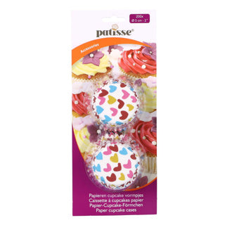 Load image into Gallery viewer, Patisse papieren cupcake vormpjes 200 stuks 5 cm | 4 stuks
