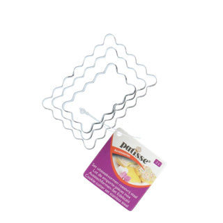 Patisse uitsteekvormen rvs rechthoekig 3-delig | 5 stuks