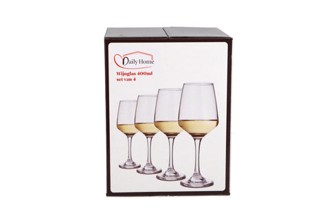 Afbeelding laden in galerijviewer, Daily home wijnglas 400ml set van 4 | 6 stuks
