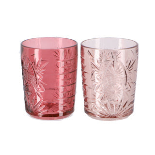 Royal leerdam match color pink set 4 | 6 stuks