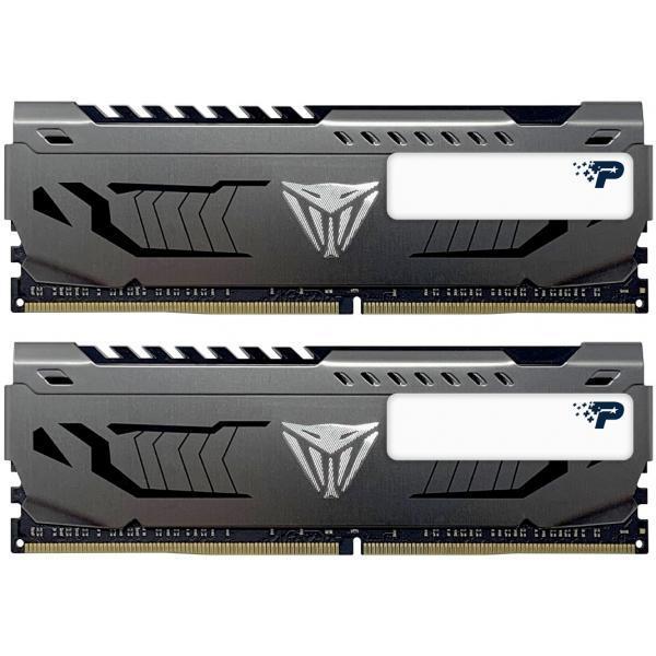 Load image into Gallery viewer, Patriot pvsr432g320c8k viper memory rgb, 32gb, dimm, ddr4 3200mhz, cl18 black hs, rgb
