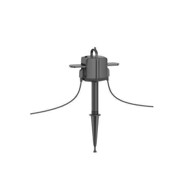 Load image into Gallery viewer, Woox r6079 slimme tweeweg buitencontactdoos, wifi, 2x schuko, ip44, 3680w, 16a
