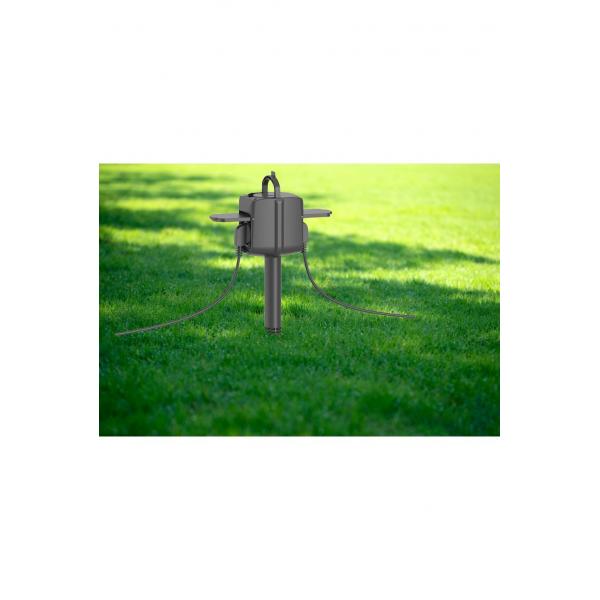 Load image into Gallery viewer, Woox r6079 slimme tweeweg buitencontactdoos, wifi, 2x schuko, ip44, 3680w, 16a
