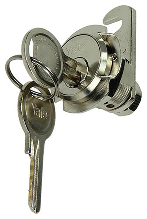 Mack 1015856 - 1 brievenkastslot vernikkeld 16mm | 5 stuks