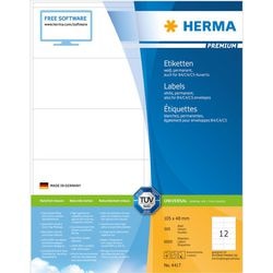 Etiketten herma