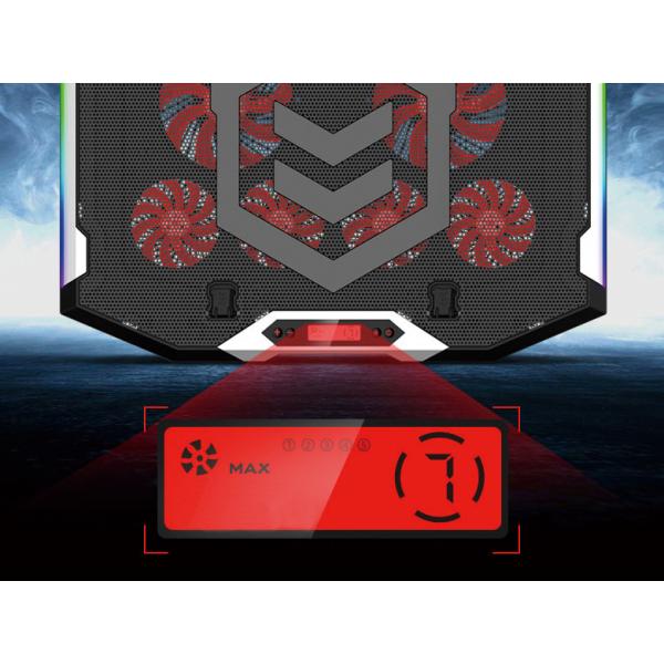 Load image into Gallery viewer, Conceptronic thyia01b thyia ergo 6-fan gaming laptop cooling stand, 17 43.2 cm, 6 pc(s) buttons,
