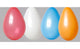 Globos zak 100 ballons rood wit blauw oranje