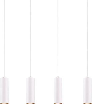 Trio marley - hanglamp - wit - excl. 4x gu10 3w - aanpasbaar in de hoogte