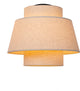 Lucide tribute - plafonnière (plafondlamp) - ø 40 cm - 1xe27 - beige - japandi