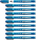 Stabilo worker+ colorful - rollerball pen 0.5 mm - blauw - doos 10 stuks