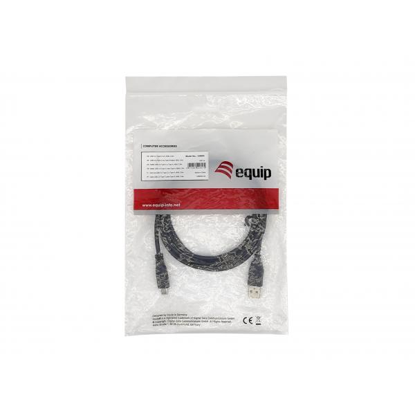 Load image into Gallery viewer, Equip 128886 usb 2.0 type-c to a, m m, usb 2.0, 480 mbit s, 3 m, black
