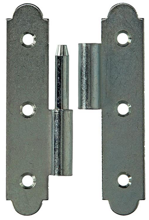 Mack 1013260 - 2 spaanse paumellen links verzinkt h 90 x b 50 mm | 5 stuks