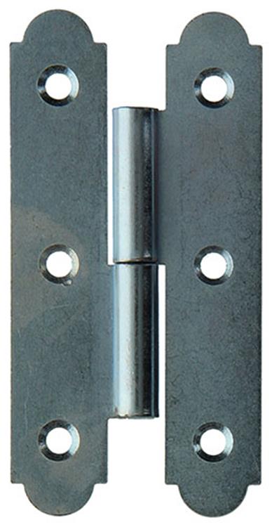 ギャラリービューアに画像をロードする, Mack 1013261 - 2 spaanse paumellen links verzinkt h 100 x b 50 mm | 5 stuks
