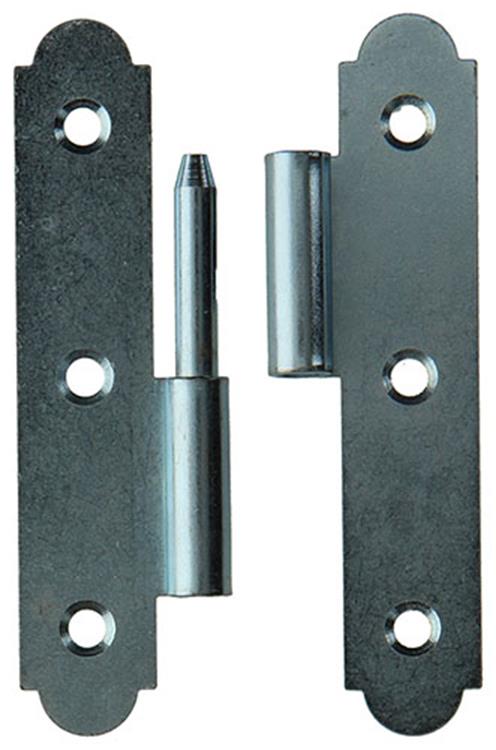ギャラリービューアに画像をロードする, Mack 1013261 - 2 spaanse paumellen links verzinkt h 100 x b 50 mm | 5 stuks
