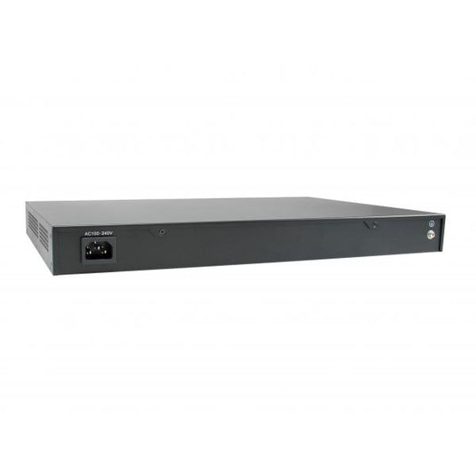 Levelone gep-2821 28-port gigabit poe switch, 24x poe outputs, 2x gigabit rj45, 2x gigabit sfp, 1u