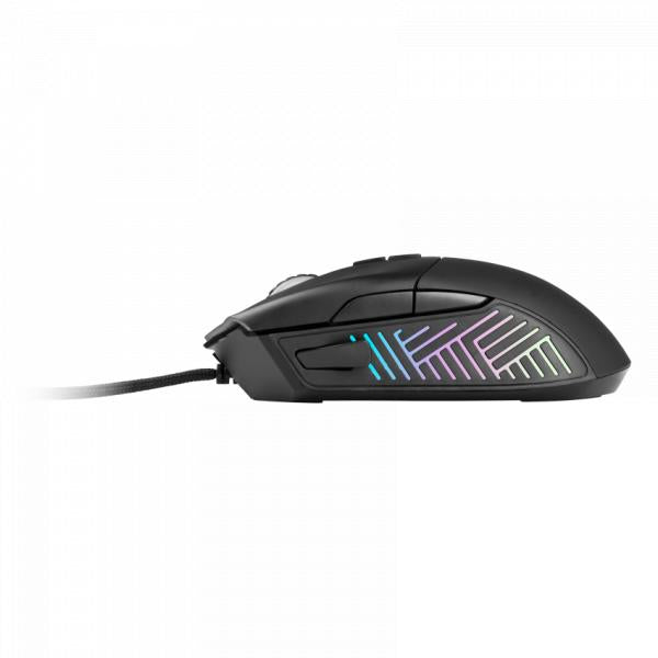 Load image into Gallery viewer, L33t gaming 160383 gungnir gaming mouse. 8 buttons, 16.000dpi, ergonomic, rgb
