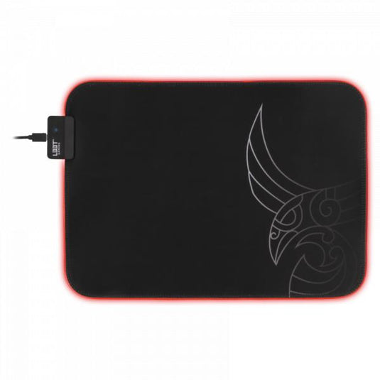 L33t gaming 160405 karlvagn rgb gaming mousepad, medium-size, fast surface. 355 x 255 x 3 mm, black