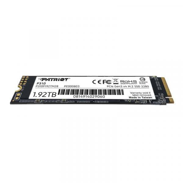 Load image into Gallery viewer, Patriot p310p192tm28p310 p310 ssd, 1920 gb, m.2 2280, retail, 2100 1800 mb s, 280k 250k iops

