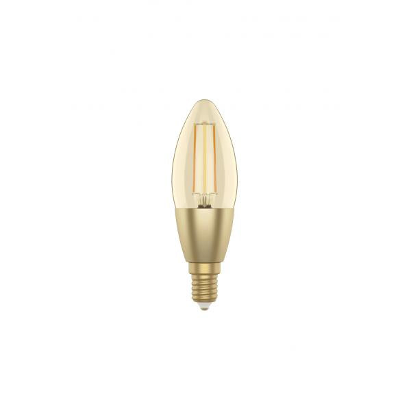 Load image into Gallery viewer, Woox r5141 smart candle c37 filament led bulb, wi-fi, e14, 4.9w, 470 lm, warm white 2700k

