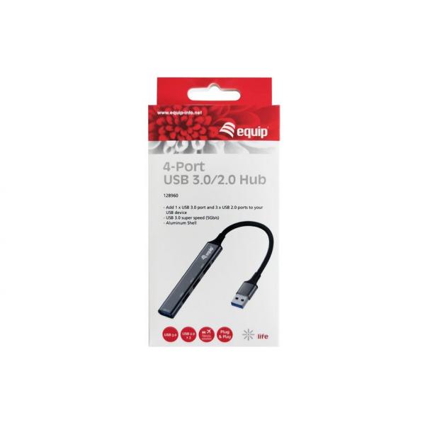 Load image into Gallery viewer, Equip 128960 4-port usb 3.0 2.0 hub
