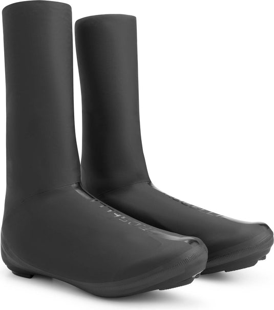 Rogelli pu slim dames en heren overschoenen wielrennen - zwart