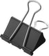Westcott papierklem - 5 cm - metaal - zwart - 12 stuks in doos - ac-e10705