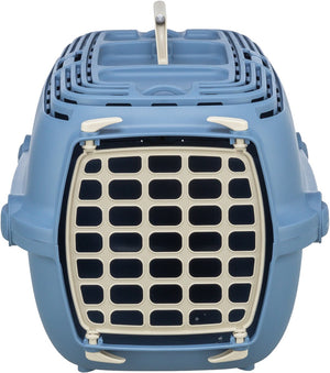 Trixie reismand relax 1 blauw - geschikt tot 6 kg - 48x30x32 cm met handvat en draaisluiting