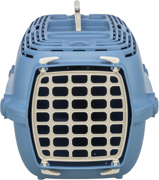 Trixie reismand relax 1 blauw - geschikt tot 6 kg - 48x30x32 cm met handvat en draaisluiting