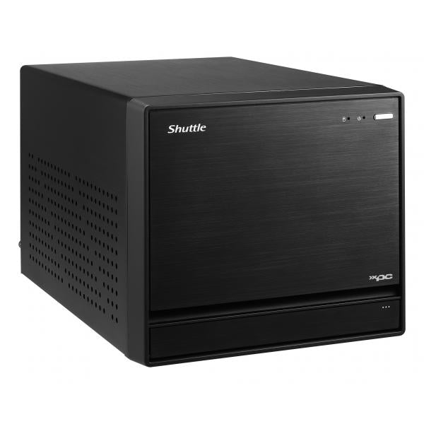 Load image into Gallery viewer, Shuttle sw580r8 black xpc cube pc barebone, lga1200, intel, 4x ddr4, dimm, m.2, 500w 80+ gold
