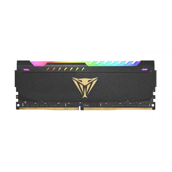 Load image into Gallery viewer, Patriot pvsr416g320c6k viper steel rgb dual-kit, dimm, 16gb, ddr4, 3200 mhz, black, hs
