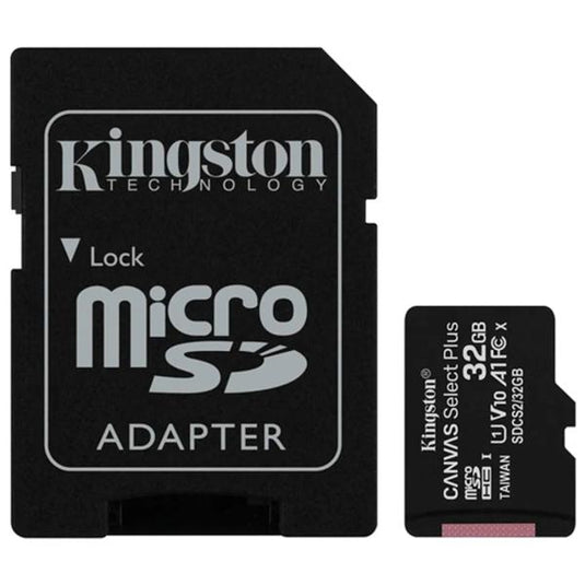 Kingston sdcs2 32gb canvas select plus, microsdhc incl. sd-adapter, 32gb, 100 85 mb s, uhs-i u1