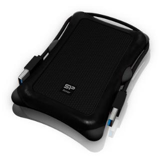 Load image into Gallery viewer, Silicon power sp020tbphda30s3a armor a30 portable hdd, 1tb, usb3.2 gen 1, anti-shock, black, mil-std

