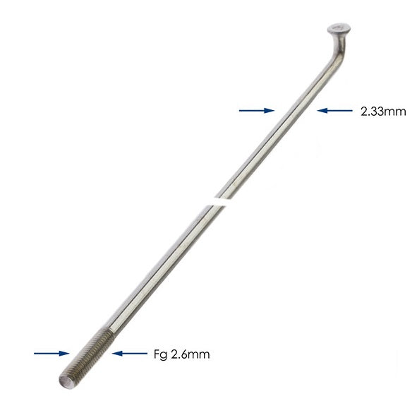 Load image into Gallery viewer, Alpina spaken 236-13 ø2.33 mm fg 2.6 - zink (144 stuks)
