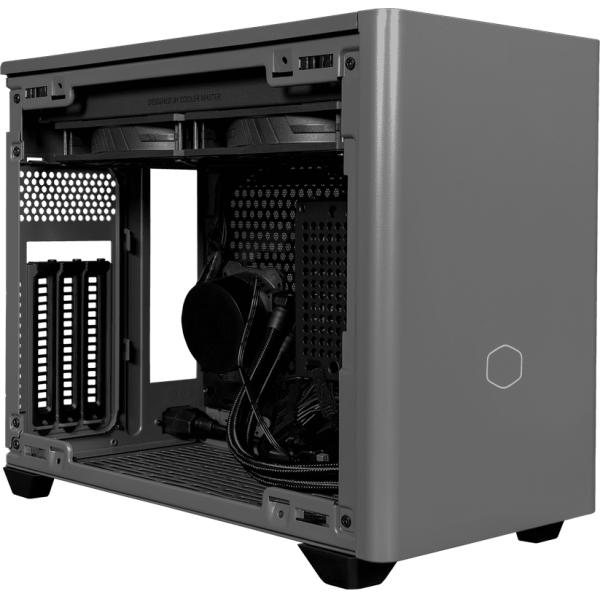 Load image into Gallery viewer, Cooler master nr200p-mcnn85-sl0 masterbox nr200p max black gray, mini-itx, usb 3.2 gen 1, 2x 2.5
