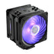 Cooler master rr-212s-20pc-r2 hyper 212rgb black edition w lga1700, 120mm, 650-2000 rpm, 4-heatpipe