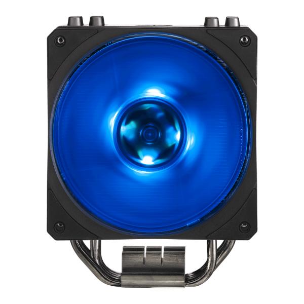 Load image into Gallery viewer, Cooler master rr-212s-20pc-r2 hyper 212rgb black edition w lga1700, 120mm, 650-2000 rpm, 4-heatpipe
