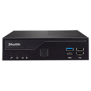 Shuttle dh610 xpc slim pc barebone, lga1700, intel h610, 2x ddr4 (max.64gb) 1x2.5 bay, m.2, hdmi,